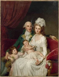Monsieur Olive, trésorier des États de Bretagne et de sa famille, 1791-1792