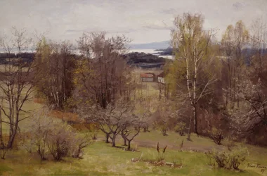 Jour de printemps à Vestre Aker