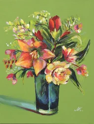 Bouquet floral coloré