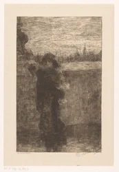 Femme avec un manteau