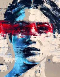 Somnium No. 3, Série XIV, 2024 (acrylique et huile sur toile inversée)