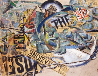 La Nation, 65 x 51 cm. Italie, XXe siècle.