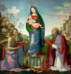Madone et Enfant avec les saints Jacques et Zénobe, 1506