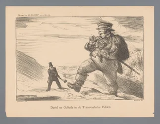 David et Goliath dans les champs du Transvaal