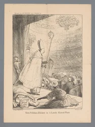 Sint-Niklaas-Zilcken à la Maison nationale des arts (titre sur l