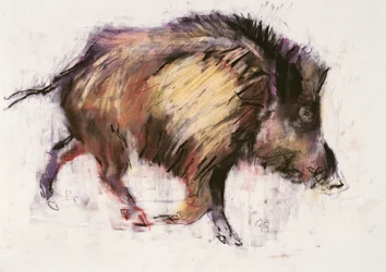 Sanglier trottant, 1999