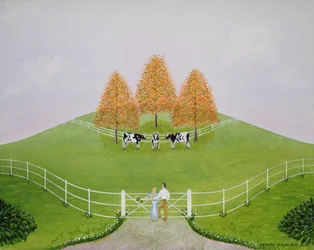 Un paysage pastoral