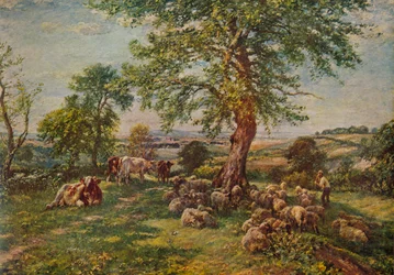 Colline et vallée, vers 1900-1935