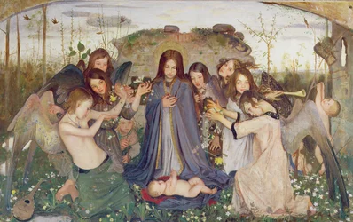 Madone et Enfant avec des anges, vers 1925