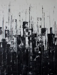 Paysage urbain brut