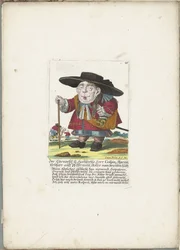 Le nain Crispin Skarnitz, vers 1710