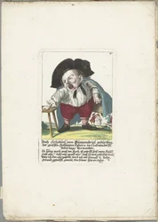 Le nain Veith Schöberl von Gümpendriel, vers 1710