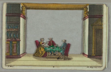 Section de peep-show : Un cercueil