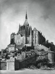 Mont Saint-Michel, Normandie, France, 1937