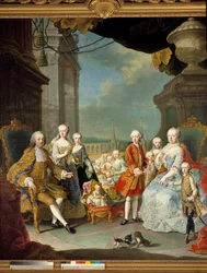 Marie-Thérèse entourée de sa famille, 1754
