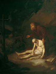 Les saints ermites Antoine et Paul