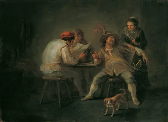 Scène de taverne