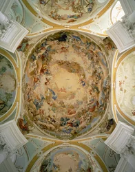 Fresque du plafond de l