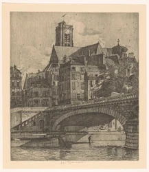 Vue de la Saint-Gervais à Paris