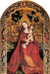 Madone dans la roseraie, 1473