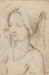 Jeune femme portant un foulard