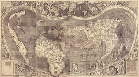 Carte du monde Universalis Cosmographia, 1507