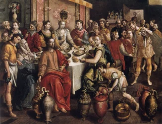 Les Noces de Cana, 1596-1597