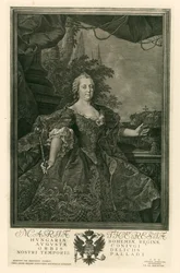 Marie-Thérèse, impératrice romaine (gravure)