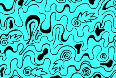 Mai 1988 animation turquoise noire