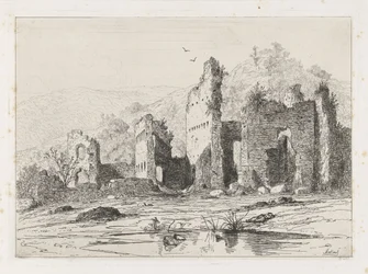 Ruine du château de Brandenbourg