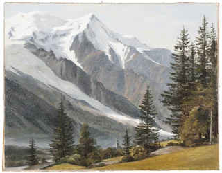 Vue de Chamonix-Mont-Blanc