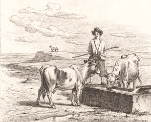 Un berger près d