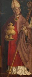 Saint Érasme (bienheureux Thiemo ) (côté intérieur)
Saint évêque (saint Martin ) (extérieur)
