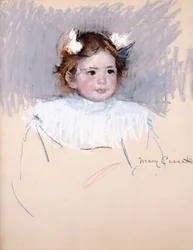 Ellen avec des nœuds dans les cheveux, regardant à droite, 1899