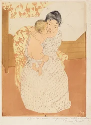 Caresse maternelle