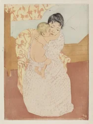 Caresse maternelle
