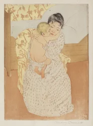 Caresse maternelle, vers 1891