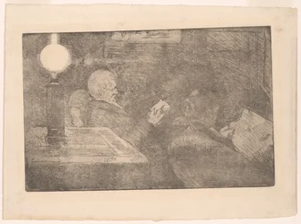 M. et Mme Cassatt lisant