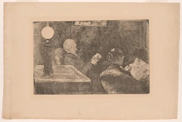 M. et Mme Cassatt Lisant