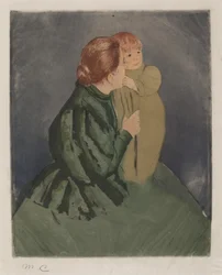 Mère paysanne et enfant, vers 1894