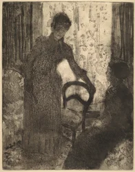 Le visiteur, c. 1880