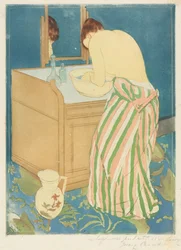 Femme se Baignant
