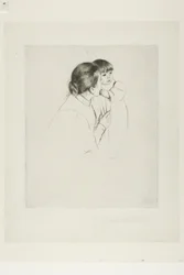 Mère paysanne et enfant