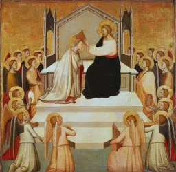 Le Couronnement de la Vierge Marie. 1335-40