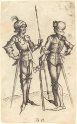 Deux hommes en armure