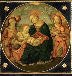 Vierge adorant l