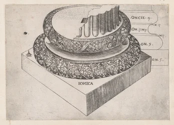 Speculum Romanae Magnificentiae : base ionique
