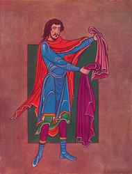 Elkanah de la Bible de St. Eadmundsbury, vers 1135, 1927