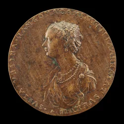 Guilia Orsini, 1537-1598, épouse de Baldossare Rangoni, vers 1554 [avers]
