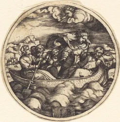 Christ calmant la tempête